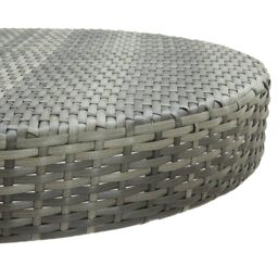 Berkfield Home 5 Piece Garden Bar Poly Rattan Grey - thumbnail 5