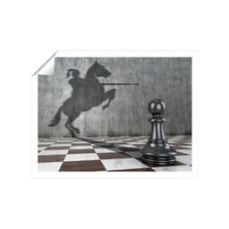 "Warren Reed - Designer Hidden Potential - Knight Unframed Art Print - Size: W12"" x H16""" - thumbnail 2