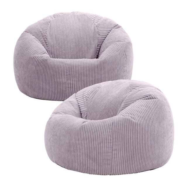 icon Kingston Classic Beanbag Corduroy Set of 2 in Purple - image 1