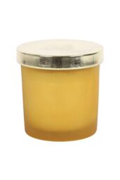 KDMD Solar Plexus Chakra Lemon Crystal Chip Candle in Yellow - thumbnail 4