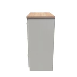 Ready Assembled 2 U Cambridge 3 Drawer Deep Chest (Ready Assembled) in Cream - thumbnail 2