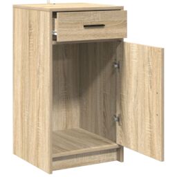 Berkfield Home Sideboard Sonoma Oak 40x41x75 cm Engineered Wood in Beige - Size: 40 x 41 x 75 cm - thumbnail 5