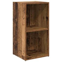 Berkfield Home TV Cabinet Set with Shelf with Storage 6 pcs Old Wood Engineered Wood in Brown - thumbnail 6