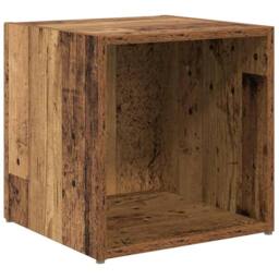 Berkfield Home TV Cabinet Set with Shelf with Storage 6 pcs Old Wood Engineered Wood in Brown - thumbnail 5