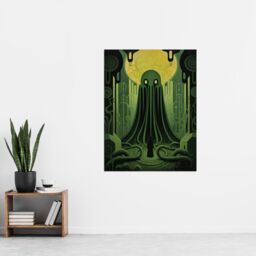 Artery8 The Rise Of Cthulhu H.P. Lovecraft Mythos Horror Madness Artwork Painting Unframed Wall Art Print Poster Home Decor Premium - thumbnail 4