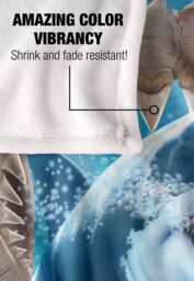 JQ Licensing Jlo Shark Hunting Silky Touch Super Soft Throw Blanket 152 X 127 cm in White - thumbnail 4