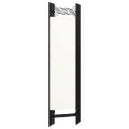 Berkfield Home 5-Panel Room Divider Cream White 200x180 cm - thumbnail 4