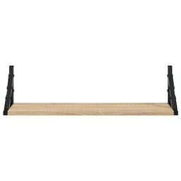 Berkfield Home Wall Shelves 2 pcs Sonoma Oak 60x15x15.5 cm in Brown - thumbnail 5