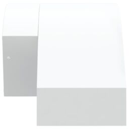 Berkfield Home Outdoor LED Wall Lights with Sensors 2pcs White Die-cast Aluminium - thumbnail 6