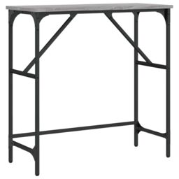 Console Table Grey Sonoma 75x32x75 cm Engineered Wood - thumbnail 3