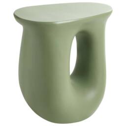 Wyld and Coco Accent Green Magnesium Oxide Fibreglass Side Table 42 x 28 cm - thumbnail 2