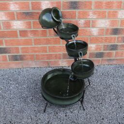 Monstershop Green 4 Tier Spilling Bowls Water Feature - thumbnail 9