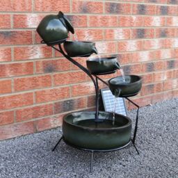 Monstershop Green 4 Tier Spilling Bowls Water Feature - thumbnail 6