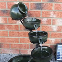 Monstershop Green 4 Tier Spilling Bowls Water Feature - thumbnail 5