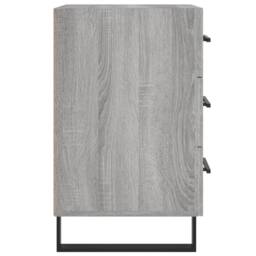 Berkfield Home Modern Bedside Cabinet Grey Sonoma 40x40x66 cm Engineered Wood - Size: 40 x 40 x 66 cm - thumbnail 6