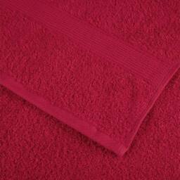 Berkfield Home Premium Sauna Towels SOLUND 4 pcs Red 80x200 cm 600 gsm - thumbnail 6
