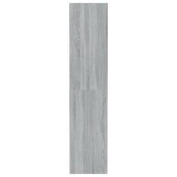 Berkfield Home Book Cabinet/Room Divider Grey Sonoma 80x30x135 cm Engineered Wood - Size: 80 x 30 x 135 cm - thumbnail 6