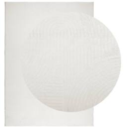Berkfield Home Rug IZA Short Pile Scandinavian Look Cream 200x280 cm - Size: Medium - thumbnail 1
