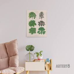 "Artery8 Kales & Brussel Sprouts Ernst Benary Canvas Wall Art Print in White - Size: W18"" x H24""" - thumbnail 3