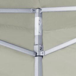 Berkfield Home Professional Folding Party Tent with 2 Sidewalls 2x2 m Steel Cream in Beige - thumbnail 3