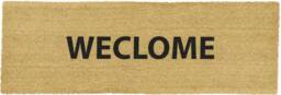 Artsy Mats Weclome Quote Coir Doormat (120 x 40cm) in Brown - Size: 40 cm x 120 cm - thumbnail 4