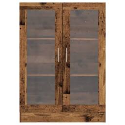 Berkfield Home Classic Book Cabinet Old Wood 82.5x30.5x115 cm Engineered Wood in Brown - thumbnail 5