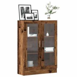 Berkfield Home Classic Book Cabinet Old Wood 82.5x30.5x115 cm Engineered Wood in Brown - thumbnail 2