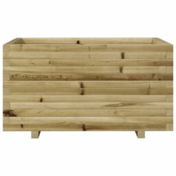 Berkfield Home Garden Planter 90x60x49.5 cm Impregnated Wood Pine in Brown - thumbnail 5
