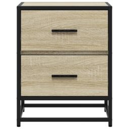 Berkfield Home Bedside Cabinets 2 pcs Sonoma Oak 40x31x50 cm Engineered Wood in Brown - Size: 40 x 31 x 50 cm - thumbnail 5