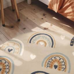 THE RUGS Adventures Kids Rug Bowie Beige Multicolour Kids Bedroom Rug - Size: 200 cm x 290 cm - thumbnail 3