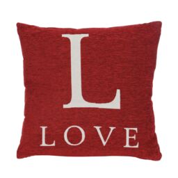 Orsina Love Words Cushion in Red