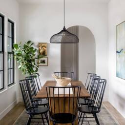 Living and Home Industrial Black Iron Pendant Light for Kitchen & Living Room - thumbnail 2