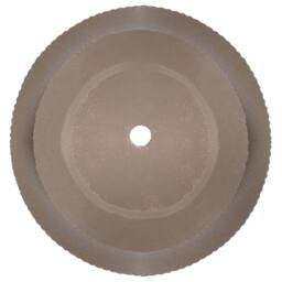 Wyld and Coco 37cm Taupe Fibre Clay Planter - Vertical Rib Finish in Beige - thumbnail 5