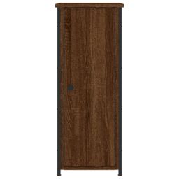 Berkfield Home Bedside Cabinets 2 pcs Brown Oak 32x42x80 cm Engineered Wood - Size: 32 x 42 x 80 cm - thumbnail 6