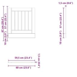 Berkfield Home Decorative Dishwasher Panel Lucca Artisan Oak Engineered Wood in Brown - thumbnail 8