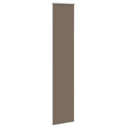 Berkfield Home Roller Blind Blackout Coffee 40x230 cm Fabric Width 35.7 cm Polyester in Brown