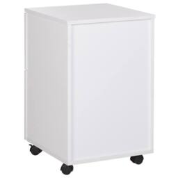 Wyld and Coco White Engineered Wood Mobile 2-Drawer Office Cabinet - thumbnail 6