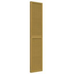 Berkfield Home Room Divider 4 Panels Brown Solid Wood Paulownia - thumbnail 5