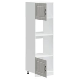 Berkfield Home Oven Cabinets 2 pcs Lucca Grey Sonoma Engineered Wood - thumbnail 5