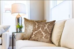 New Edge Blinds Baroque Cushion Cover in Brown - Size: 43 cm x 43 cm - thumbnail 2