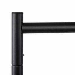 Oypla All Metal Super Heavy Garment Clothes Rail - 6ft in Black - thumbnail 2