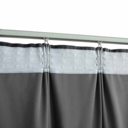 Berkfield Home Blackout Curtains 2 pcs with Hooks Velvet Anthracite 140x225 cm - thumbnail 4