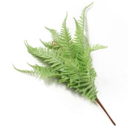 Leaf 60cm Artificial Bushy Dixie Wood Fern Light Green Plant - thumbnail 2