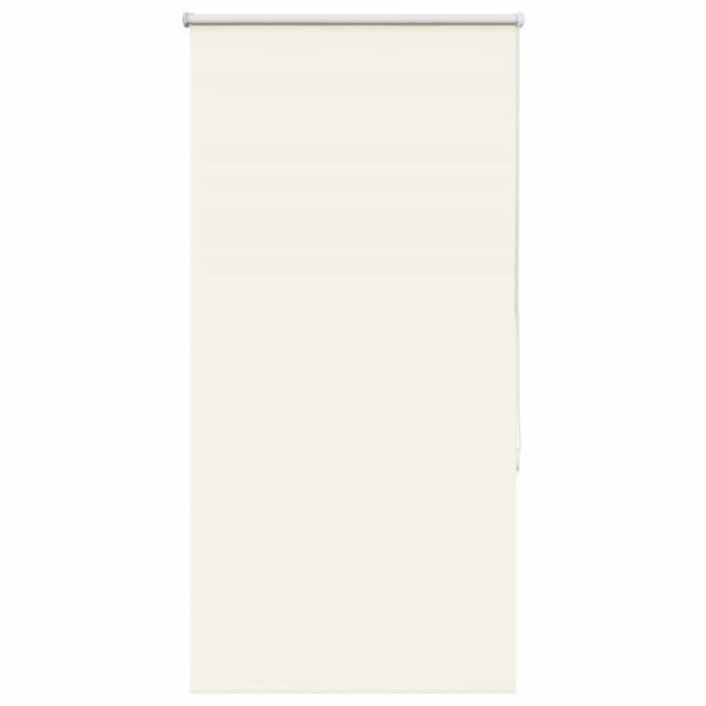 Berkfield Home Roller Blind Blackout Off-White 80x175 cm Fabric Width 75.7 cm Polyester in White - image 1