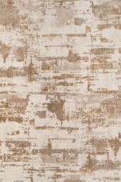 Kukoon Contemporary Abstract Soft Pile Area Rug Taupe Beige Living Room Décor - Size: 70 cm x 240 cm - thumbnail 1