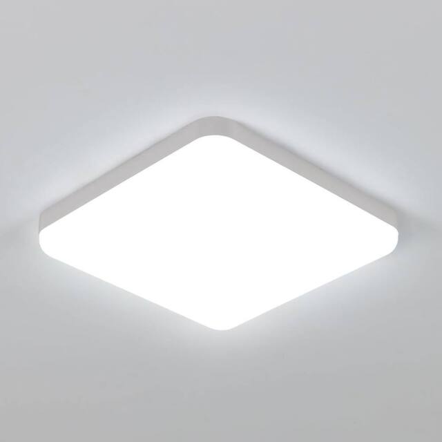 Goeco LED Ceiling Light 36W 6500K for Bathroom Kitchen Living Room Bedroom in White - image 1