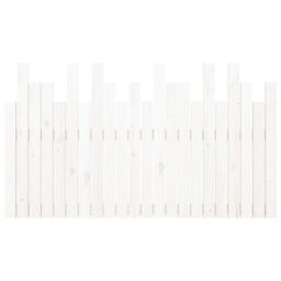Berkfield Home Wall Headboard White 140x3x80 cm Solid Wood Pine - Size: 140 x 3 x 80 cm - thumbnail 5