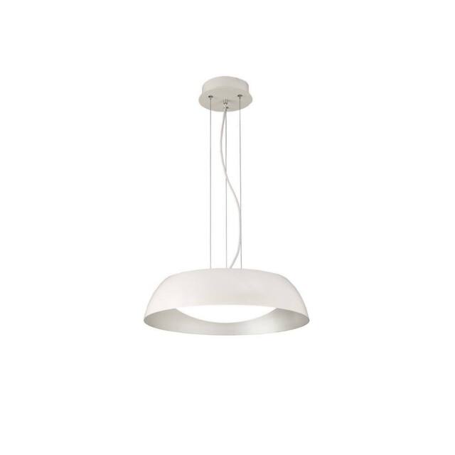 Netlighting Argenta Pendant Small 18W LED 1800lm White Silver White Acrylic - image 1