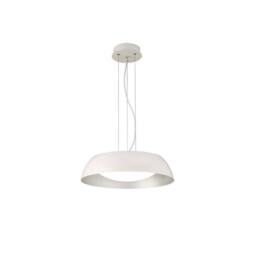 Netlighting Argenta Pendant Small 18W LED 1800lm White Silver White Acrylic - thumbnail 1