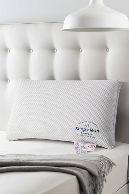 Living and Home Breathable Anti-Collapse Pillow in White - image 1